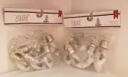 2 Sets Target Christmas Tree Snow Globe Battery String Lights Indoor Warm LED