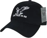 [RAPID DOMINANCE] Rapiddominance Relaxed Graphic Cap with Live Free or Die