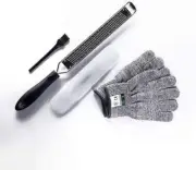 Zester Lemon Zester Parmesan Grater Stainless Steel, Protective Cover