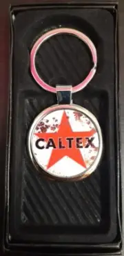 Caltex Metal Keyring Keychain