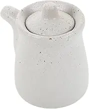 OKUMEYR Japanese Ceramic Condiment Dispenser Bottle for Soy Sauce Vinegar and Oil Elegant Leakproof Design for and Kitchen Decor Seasoning Container