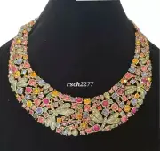 Heidi Daus "Fantasy in Flight" Crystal Dragonfly Necklace-AUTHENTIC FROM HSN