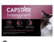 Capstar Nitenpyram 11.4mg 6 Tablets For Cats 2-25 LBS 2027