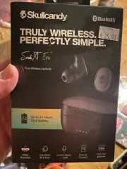Skullcandy Sesh XT Evo TRUE Wireless In-EarBUDS - True Black RARE!!