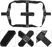 Universal Motorcycle Rear Wheel Tie-Down Strap in Black, Transportation Bundle Belt for Motor Bike Dirt Bike Trailer (Black),Tie Down Strap Rear Wheel Transport Strong Polyester