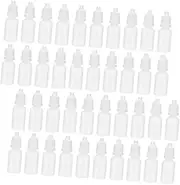 OATIPHO 60pcs Travel Toiletry Bottles Empty Dropper Fill Bottles Squeezable Eye Liquid Containers