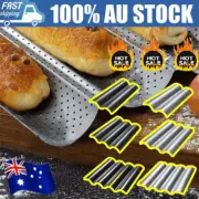 Baguette Mould Baking Tray Cooking Tools Non-Stick Cake Toast French Bread Mold~