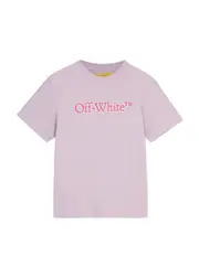 Off-white Kids Logo-print Cotton T-shirt (4-10 Years) - Lilac - 06YR (6 Years) 06YR (6 years)