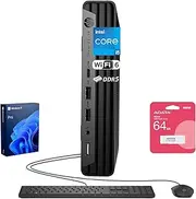 HP Elite 600 Mini Business Desktop, 13th Gen Intel 14-Core i5-13500T, 32GB DDR5 RAM, 1TB SSD, RJ-45, Wi-Fi 6, DP Port, HDMI, Win 11 Pro, Black, Bundle with UC310 64GB USB Flash Drive Retail White