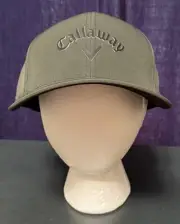 Callaway Flex Fit Golf Hat L/XL Deep Green Black Logo NWT
