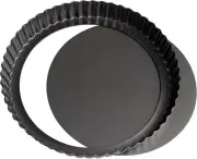 20Cm×3Cm Pie Tins for Baking, round Quiche Dish, Non-Stick Pie Tin, Wavy Edge Qu
