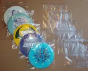 (10) Disc Golf Storage Bags 9"x9" Innova Discmania Discraft Prodigy Dynamic MVP