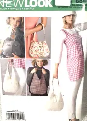 New Look Sewing Pattern 6841 4 Styles of Misses Hand Bags