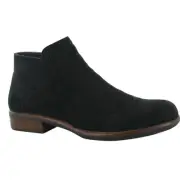 Naot Nefasi Womens Black Velvet Nubuck Side Zip Ankle Boots Size 42 US 11-11.5
