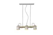 Auden Industrial 3-Lights Hanging Pendant Light Lamp Metal Shade White
