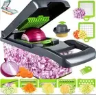 12 in 1 Vegetable Fruit Chopper Cutter Food Onion Veggie Dicer Slicer Kitchen