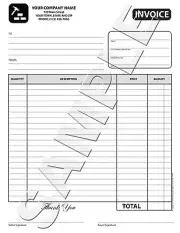 250 3-part Custom Invoice / Sales Receipt / Estimate / Quote / 8.5x11 Carbonless