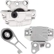 MEIZIZI Engine Motor Mount & Trans Mount Set Compatible with 2016-2018 Fiat 500X 2015-2020 Renegade 2017-2020 Compass 2.4L Replacement for A5862 A5898 68258599AA 68363755AA 68363756AA