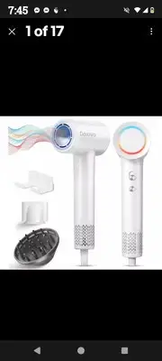 Professional Hair Dryer - 110000 RPM High Speed Negative Ionic Blow Dryer