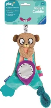 Ravensburger Play+ Cuddle & Play Meercat - Baby Toys 0 Month - Sensory New Born