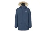 Trespass Mens Highland Waterproof Parka Jacket (Navy) (S)