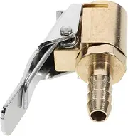 Air Pump Adapter Pump Nozzle Valve Adapter Inflator Thread Motorcycle Chuck Supply Car Valve Plug Car Inflator Accessory Connector Clip-on Lever Plug Accessory Air Chuck Copper