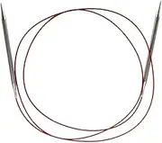 ChiaoGoo Red Lace Circular 60 inch (152cm) Stainless Steel Knitting Needle Size US 10 (6mm) 7060-10