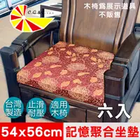在飛比找PChome24h購物優惠-【凱蕾絲帝】台灣製造-高支撐記憶聚合緹花坐墊/沙發實木椅墊5
