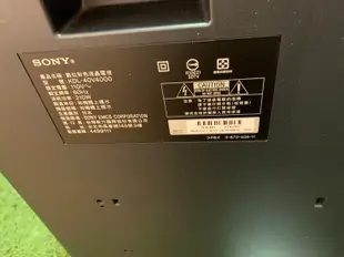 日產SONY40吋 液晶顯示器(KDL-40V4000) 索尼 液晶顯示器 壁掛電視 液晶螢幕 螢幕顯示器A6342