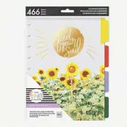Happy Planner 6-Month Wellness Extension Kit - Undated Monthly/Weekly, 7 Pre-Pun