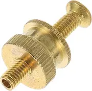 Gatuida Guitar String Locking Screw Durable Saddle Bridge Screw for Electric Guitar and Bass Practical Tremolo Bridge Replacement Accessory Prevents String Breakage and Improves Tone
