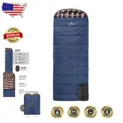 TETON XL 0F Degree Sleeping Bag with Compression Sack, Ultimate Comfort & Warmth