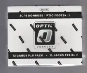 2024 PANINI DONRUSS OPTIC NFL FACTORY SEALED VALUE JUMBO CELLO FAT PACK BOX