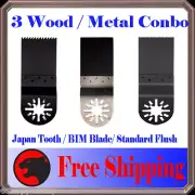 3 Oscillating MultiTool For Fein Multimaster For wood working Cutting