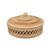 Kelly Home made and Natural Rattan Hallow Storage with Lid