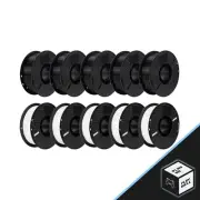 10KG PLA ABS PETG Filament 1.75mm Black White Gray For 3D Printer Ender 3