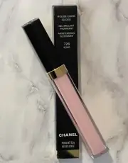 CHANEL 726 Icing Rouge Coco Lip Gloss Full Size .19oz Soft Pink New FREE SHIP