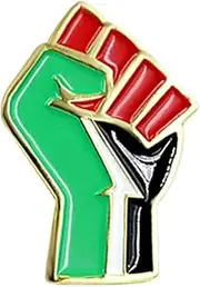 [Generic] Palestine Flag Lapel Pins,Palestine Flag Badge Button Pins,Free Palestine Arab Enamel Patriotic Metal Pin Country Badge Isla