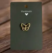 Butterfly Modesty Pin, Silver Or Gold Bag Pin, Extra Button Pin, Low Top Pin