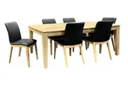 MD Clara Solid Timber Extendable Dining Table