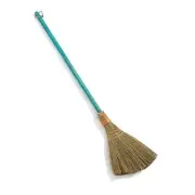 Vietnamese Straw Soft Broom - Sweeping Broom with Wooden Handle for Green