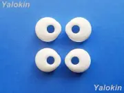4w NEW WHITE EAR TIPS BUDS GEL FOR MOTOROLA ( H12 ) HEADSETS