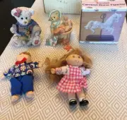 Carousel Horse 4”, Cabbage Patch Dolls 4”, Porcelain Figurines 4”