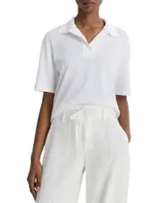 Vince Easy Short Sleeved Polo Tee