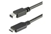 StarTech.com 1 m / 3.3 ft. USB-C to Mini DisplayPort Cable - 4K 60Hz - Black - USB 3.1 Type-C to Mini DP Adapter Cable - mDP Cab