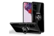 ZUSLAB Galaxy S20+ S20 Plus Magnetic Kickstand Case 360 Rotatable Ring Holder Cover for Samsung - Black