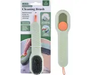 Multifunctional Liquid Shoe Brush Cleaners Soap Dispenser Cleaning Brush