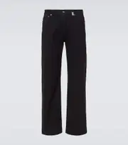 [McQueen] McQueen Wide-leg jeans UK 38 black