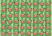 COCOMELON MELON CAKE WRAPPER - Edible Wafer Paper - Wrap the Side of your Cake