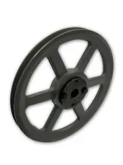 CAST IRON ELECTRIC MOTOR PULLEY SHEAVE 10.75", 1 SINGLE GROOVE FOR 3L 4L A BELTS